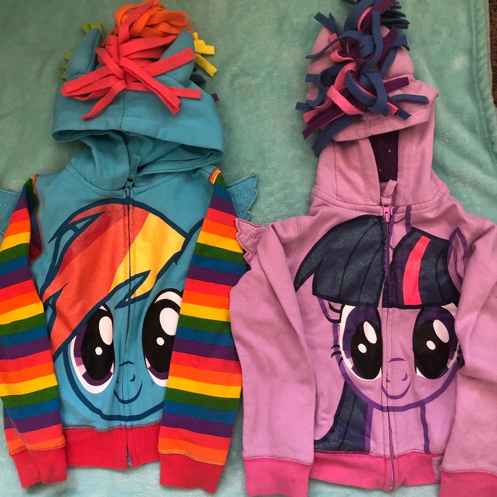 My little pony sweatshirt rainbow dash size 4